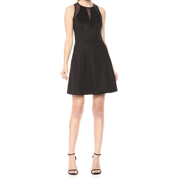 Guess Dresses & Skirts - GUESS Illusion Fit & Flare LBD